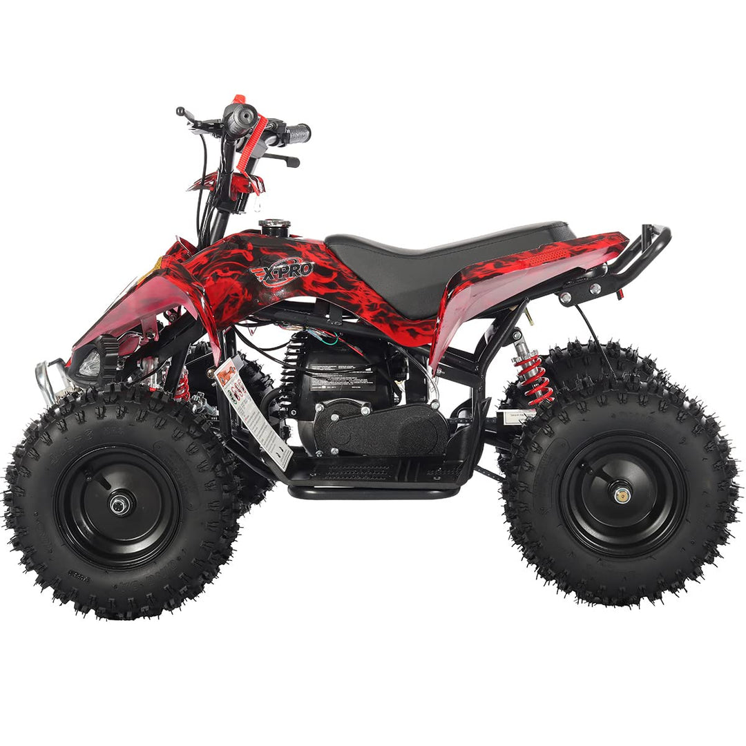 Free Shipping! X-PRO Thunder 40cc ATV with Chain Transmission, Pull start! Disc Brake! 6in Tires!