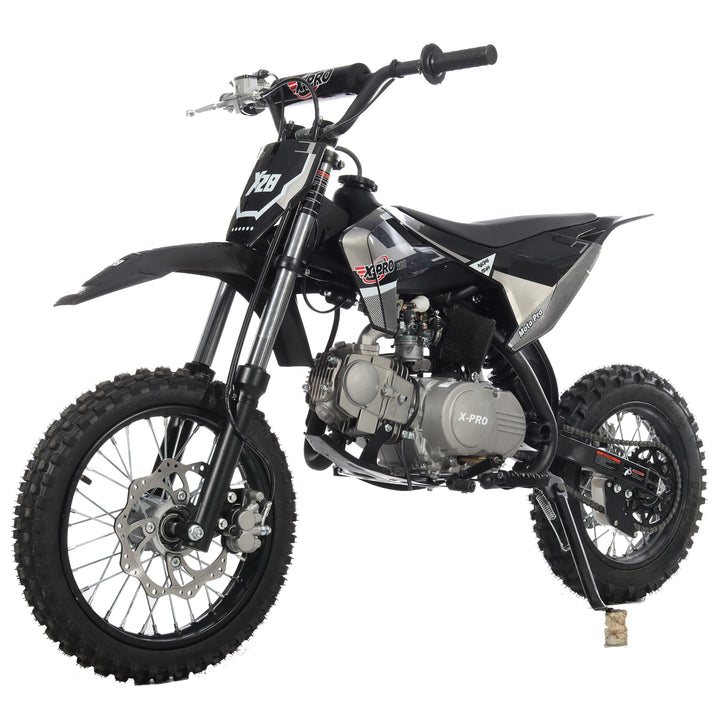 Free Shipping! X-PRO X29 110cc K013 Dirt Bike with Automatic Transmission, Electric Start, Big 14in/12in Tires! Cradle Type Steel Tube Frame!