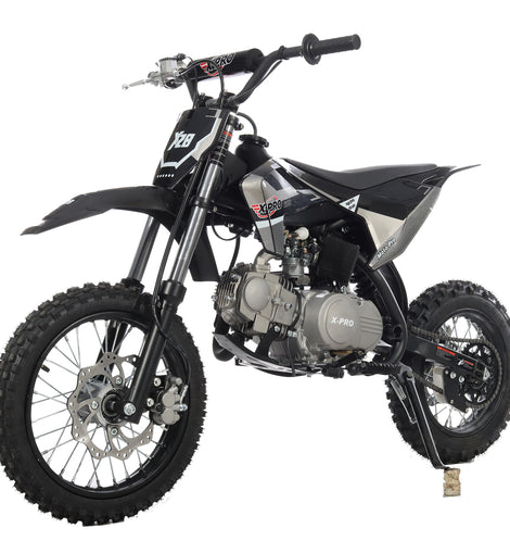 Free Shipping! X-PRO X29 110cc K013 Dirt Bike with Automatic Transmission, Electric Start, Big 14in/12in Tires! Cradle Type Steel Tube Frame!