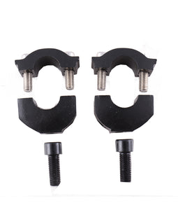 Handle bar clamps with bolts