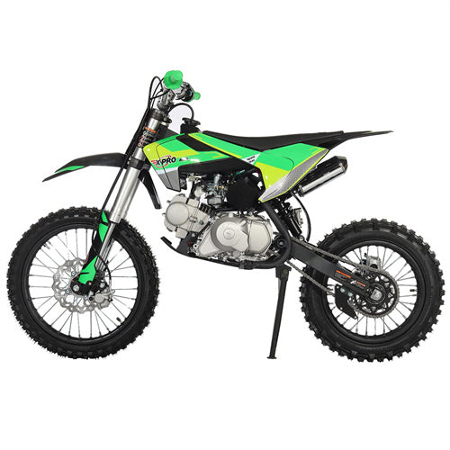 Free Shipping ! X-PRO X17 125cc Dirt Bike with Automatic Transmission, Electric Start, Big 17in/14in Tires!