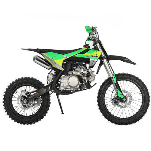 Free Shipping ! X-PRO X17 125cc Dirt Bike with Automatic Transmission, Electric Start, Big 17in/14in Tires!