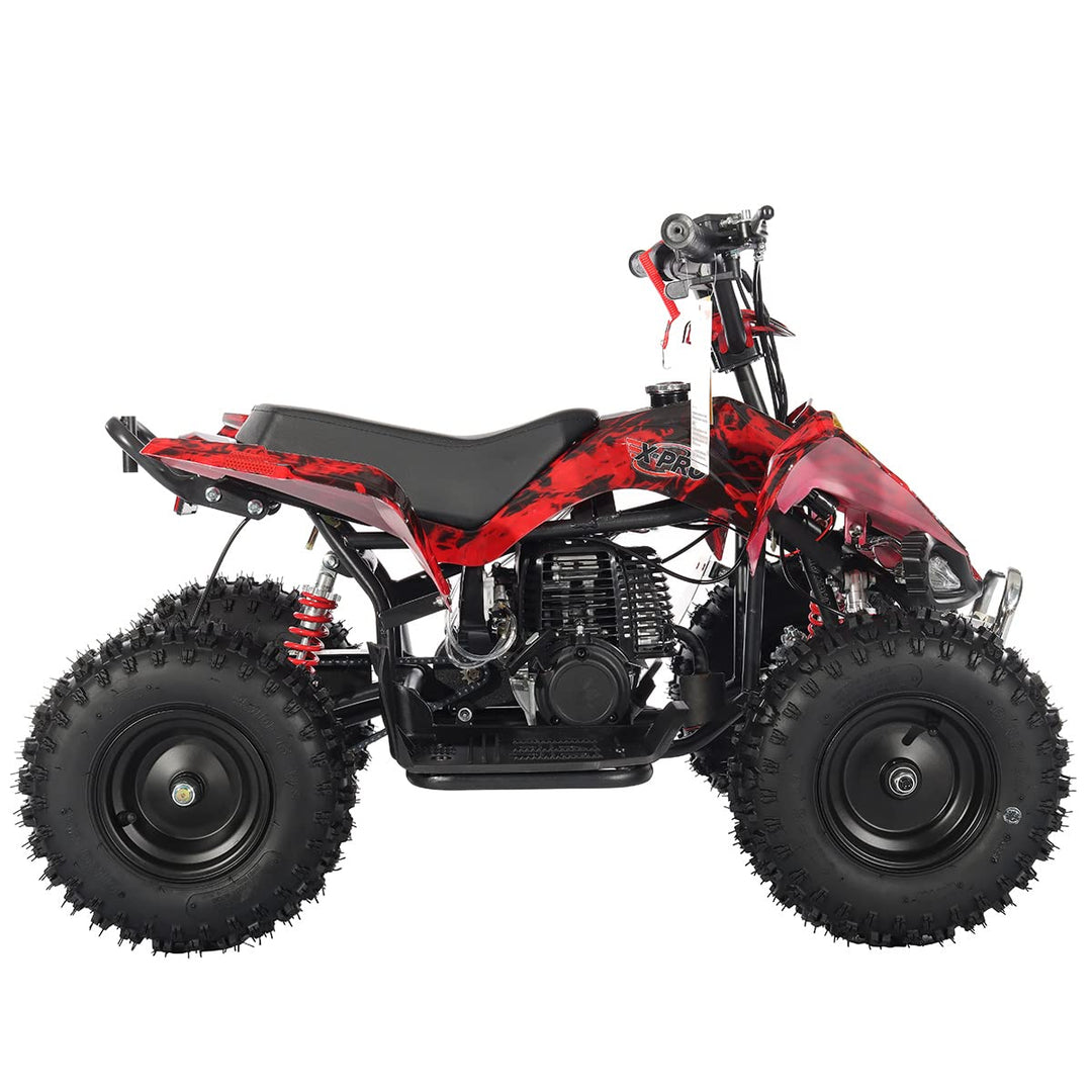 Free Shipping! X-PRO Thunder 40cc ATV with Chain Transmission, Pull start! Disc Brake! 6in Tires!
