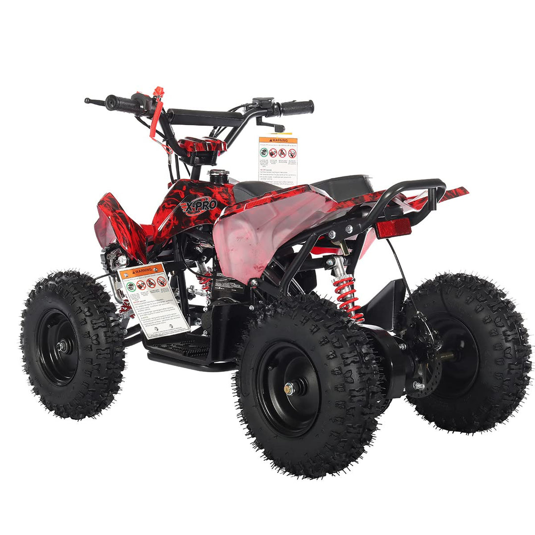 Free Shipping! X-PRO Thunder 40cc ATV with Chain Transmission, Pull start! Disc Brake! 6in Tires!