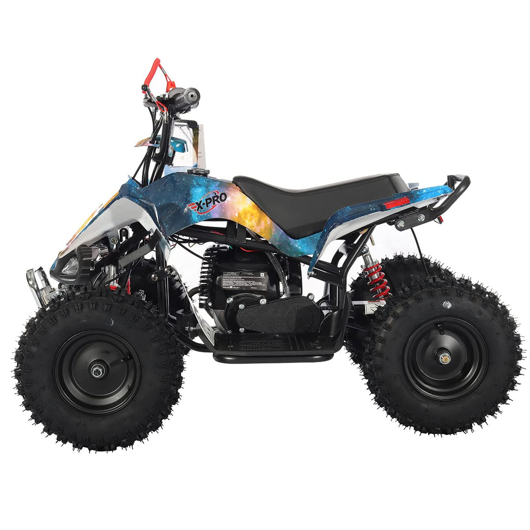 Free Shipping! X-PRO Thunder 40cc ATV with Chain Transmission, Pull start! Disc Brake! 6in Tires!