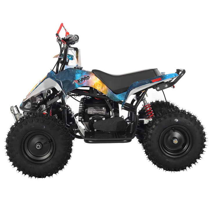 Free Shipping! X-PRO Thunder 40cc ATV with Chain Transmission, Pull start! Disc Brake! 6in Tires!