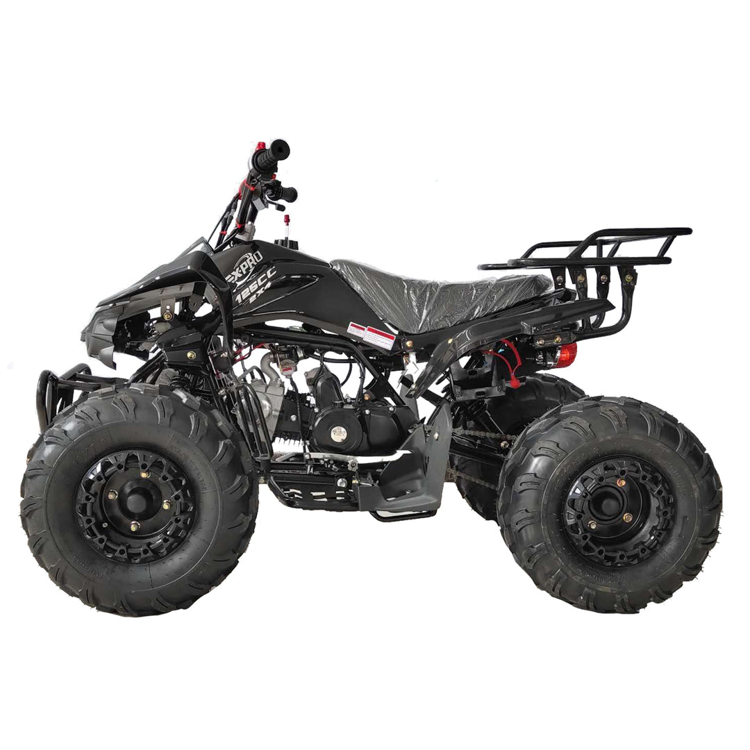 Free shipping! X-PRO Blast 125cc ATV with Automatic Transmission w/Reverse, LED Headlights, Big 19in/18in Tires!