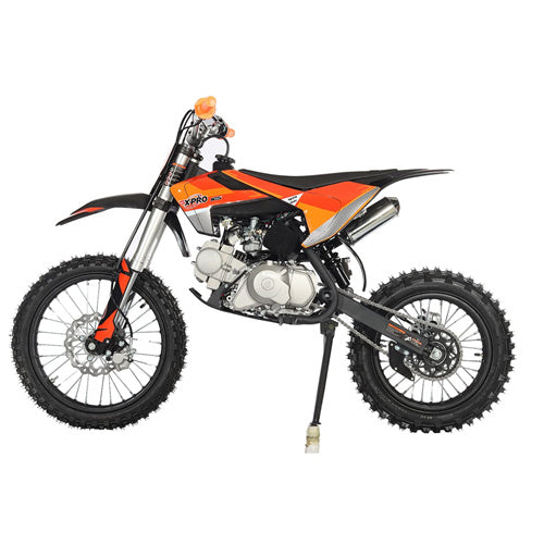 Free Shipping ! X-PRO X17 125cc Dirt Bike with Automatic Transmission, Electric Start, Big 17in/14in Tires!