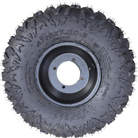 19x7-8 8" Front Wheel Rim Tire Assembly for ATV-P003,ATV-P004,ATV-P008,ATV-P009