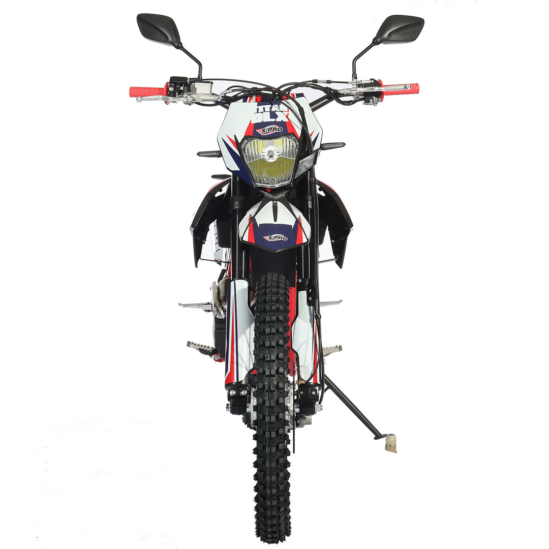 Free Shipping! X-PRO Titan 250 DLX 250cc Dirt Bike with All Lights and 5-Speed Manual Transmission,  Electric/Kick Start! Big 21in/18in Wheels! Zongshen Brand Engine!
