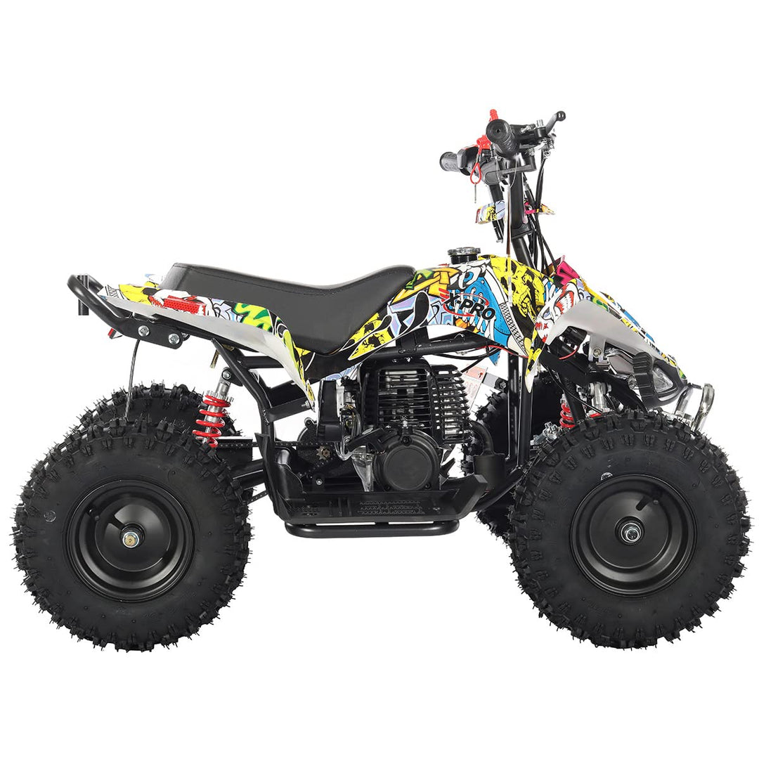 Free Shipping! X-PRO Thunder 40cc ATV with Chain Transmission, Pull start! Disc Brake! 6in Tires!