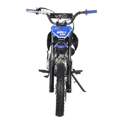 Free Shipping! X-PRO Bolt 125cc Dirt Bike with 4-Speed Semi-Automatic Transmission, Kick Start, Big 14in/12in Tires! Zongshen Brand Engine!