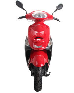 Free Shipping! X-PRO Maui 50cc Moped Scooter with 10in Aluminum Wheels, Rear Trunk, Electric/Kick Start! Large Headlight!