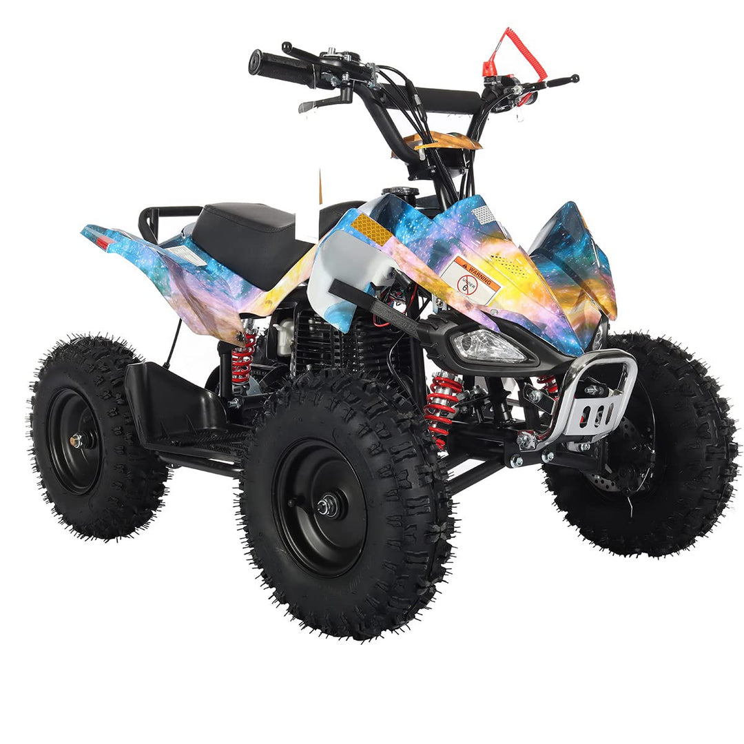 Free Shipping! X-PRO Thunder 40cc ATV with Chain Transmission, Pull start! Disc Brake! 6in Tires!