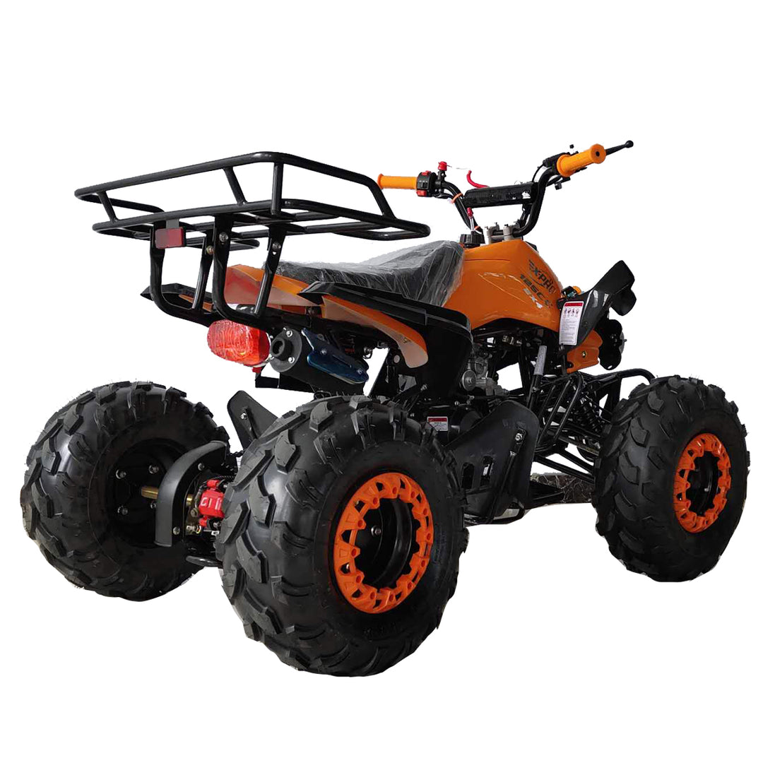 Free shipping! X-PRO Blast 125cc ATV with Automatic Transmission w/Reverse, LED Headlights, Big 19in/18in Tires!