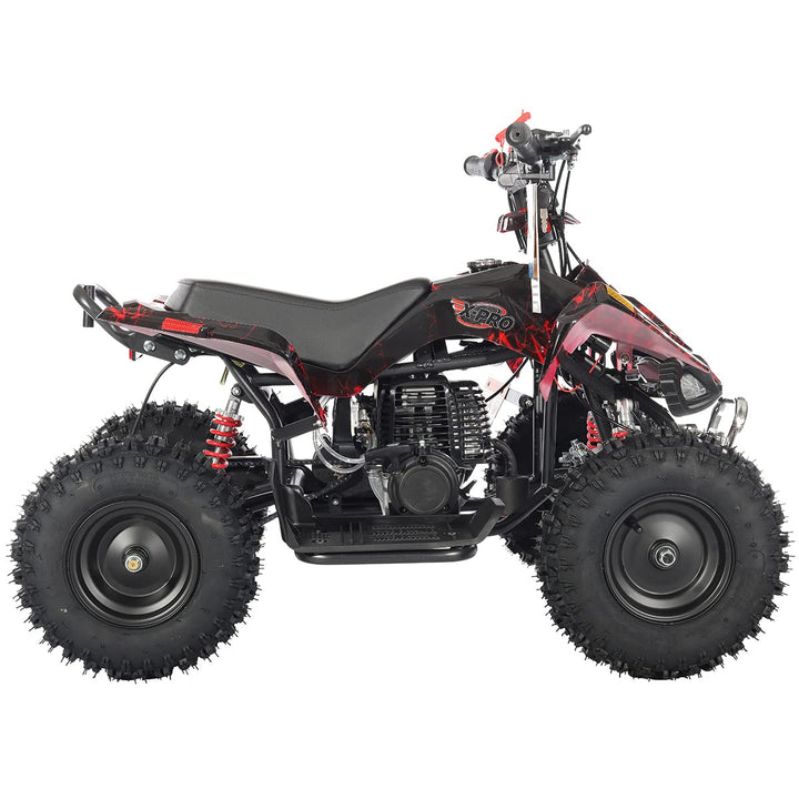 Free Shipping! X-PRO Thunder 40cc ATV with Chain Transmission, Pull start! Disc Brake! 6in Tires!
