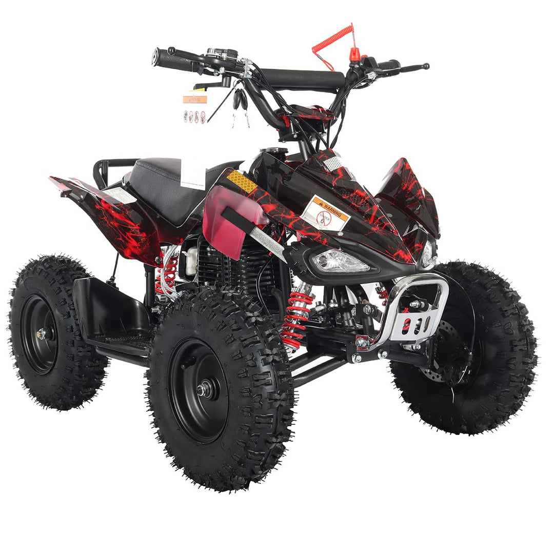 Free Shipping! X-PRO Thunder 40cc ATV with Chain Transmission, Pull start! Disc Brake! 6in Tires!