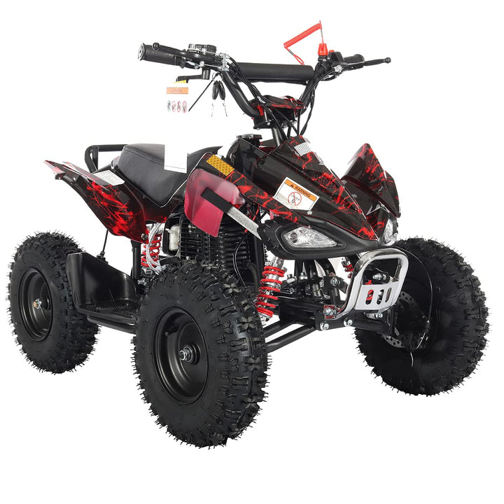 Free Shipping! X-PRO Thunder 40cc ATV with Chain Transmission, Pull start! Disc Brake! 6in Tires!