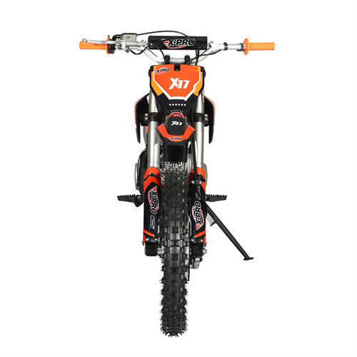 Free Shipping ! X-PRO X17 125cc Dirt Bike with Automatic Transmission, Electric Start, Big 17in/14in Tires!