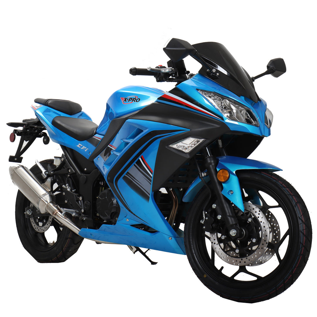 Free Shipping! X-PRO Roaster 250 Electronic Fuel Injection Street Motorcycle with 6-Speed Manual Transmission, Electric Start! 17in Wheels! Assembled In Crate!