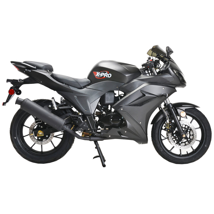 Free Shipping! X-PRO 125cc Ninja Motorcycle with Manual Transmission, Electric Start! 17in Wheels! Assembled In Crate!