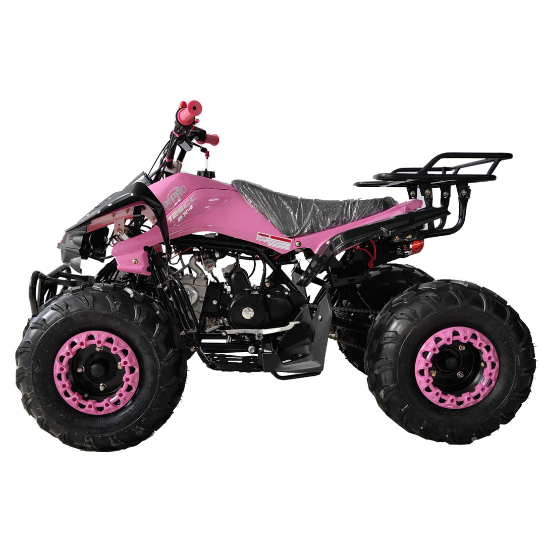 Free shipping! X-PRO Blast 125cc ATV with Automatic Transmission w/Reverse, LED Headlights, Big 19in/18in Tires!