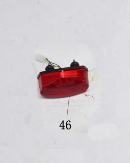 Tail Light Rear LED Taillight Assembly for BD125-10 Vader 125cc Motorcycle for MC-N020, MC-N029/BD125-10