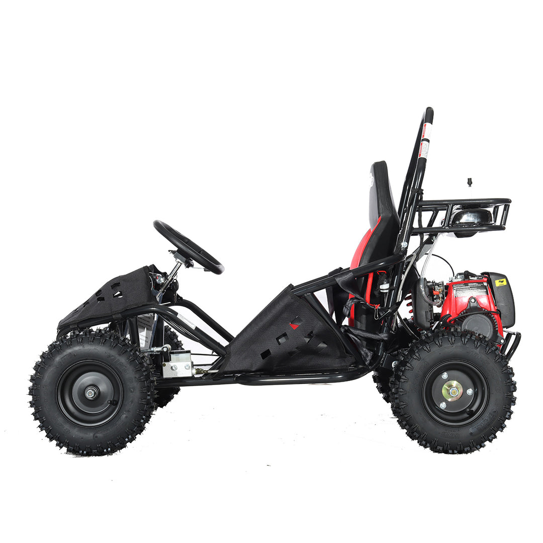Free shipping! X-PRO Rover 50 49cc Go Kart with Pull Start, Rear Disc Brake, 6in Wheels!