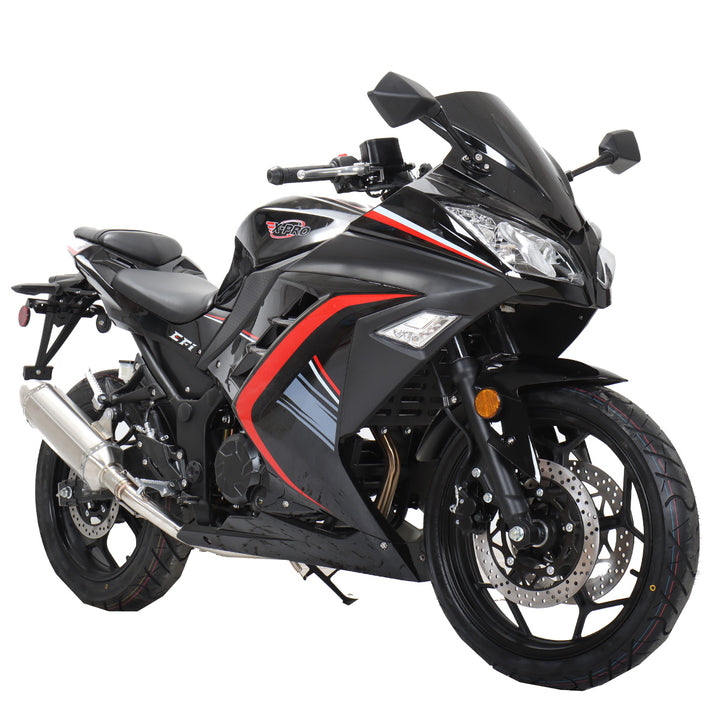 Free Shipping! X-PRO Roaster 250 Electronic Fuel Injection Street Motorcycle with 6-Speed Manual Transmission, Electric Start! 17in Wheels! Assembled In Crate!