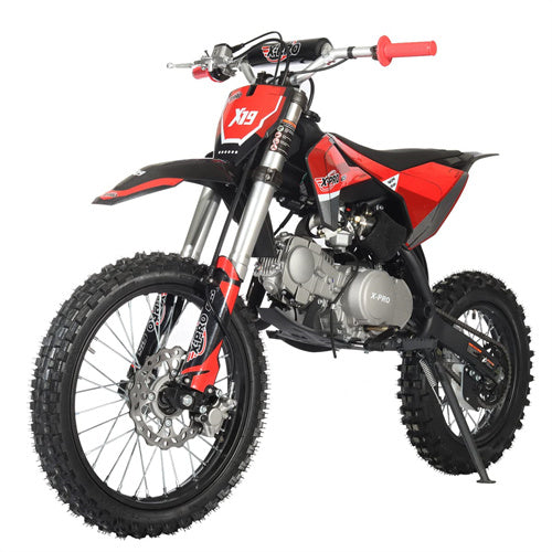 Free Shipping! X-PRO X19 125cc Dirt Bike with 4-Speed Semi-Automatic Transmission, Kick Start, Big 17in/14in Tires! Zongshen Brand Engine!