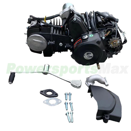 125cc 4-stroke AutoTransmissionw/Reverse Engine Motor,Electric Start for50cc90cc110cc125cc GoKarts&amp;ATVs