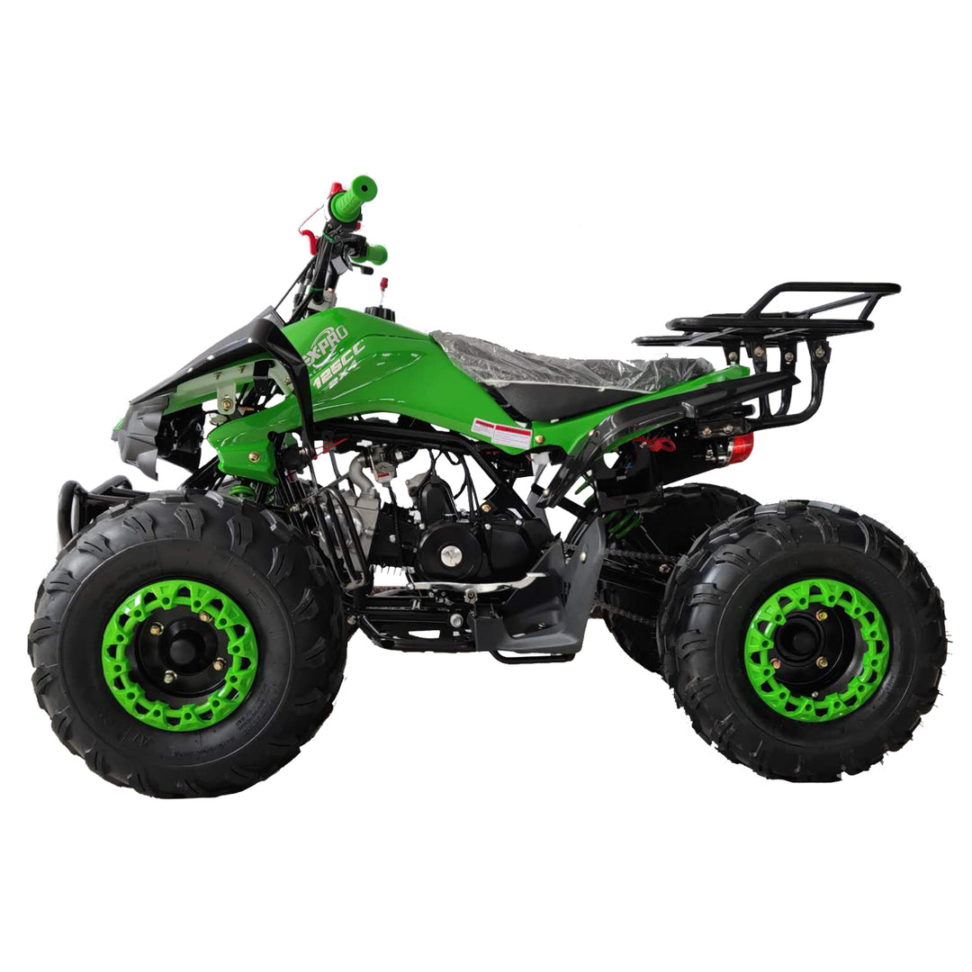 Free shipping! X-PRO Blast 125cc ATV with Automatic Transmission w/Reverse, LED Headlights, Big 19in/18in Tires!