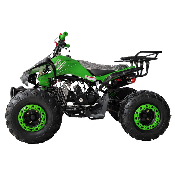 Free shipping! X-PRO Blast 125cc ATV with Automatic Transmission w/Reverse, LED Headlights, Big 19in/18in Tires!