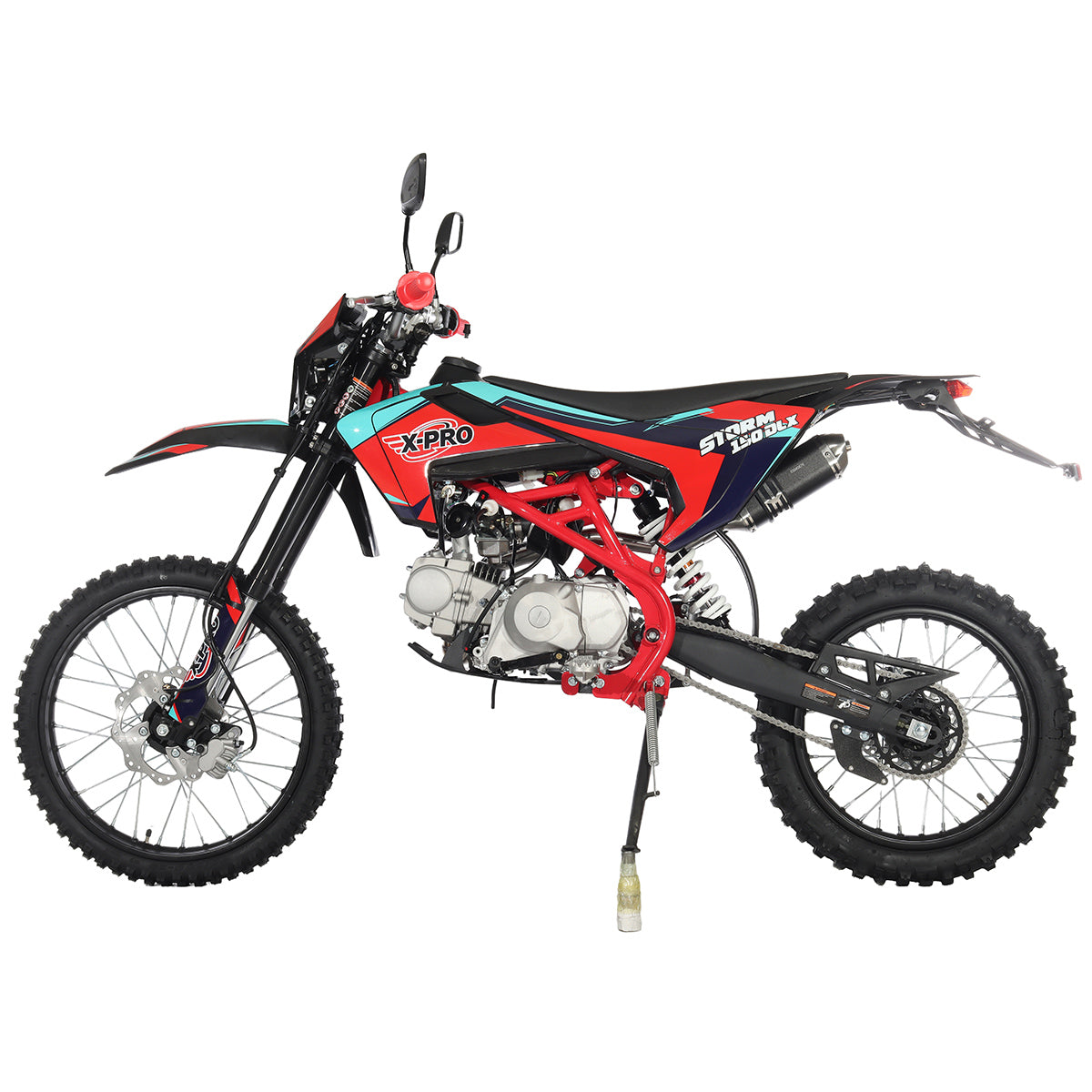 Free Shipping! X-PRO Storm DLX 150 Dirt Bike with All Lights, 4