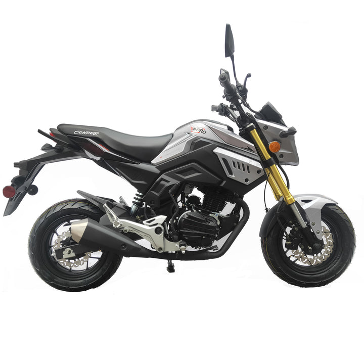 Free Shipping! X-PRO Condor150cc Street Motorcycle with 5-Speed Manual Transmission, Electric/Kick Start! 12in Wheels!