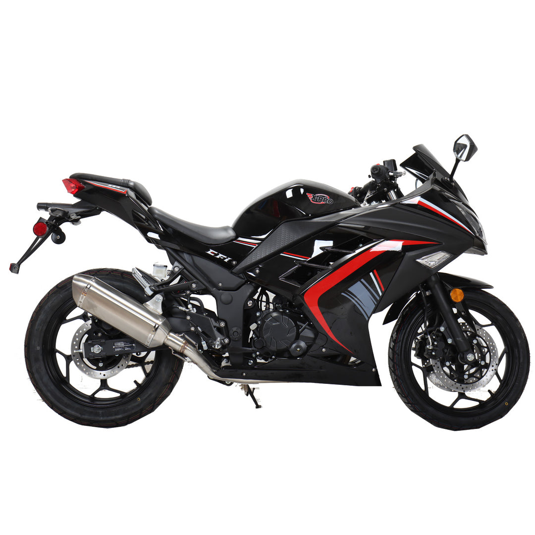 Free Shipping! X-PRO Roaster 250 Electronic Fuel Injection Street Motorcycle with 6-Speed Manual Transmission, Electric Start! 17in Wheels! Assembled In Crate!
