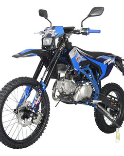 Free Shipping! X-PRO Storm DLX 150 Dirt Bike with All Lights, 4-Speed Manual Transmission, Electric/Kick Start, Big 19"/16" Tires!