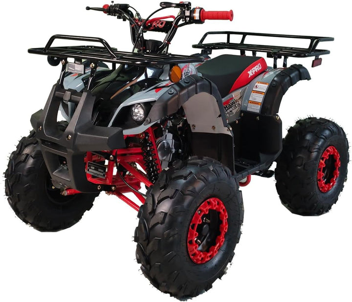 Free shipping! X-PRO Hawk 125cc ATV with Automatic Transmission w/Reverse,  LED Headlights, Remote Control! Big 19in/18inTires!