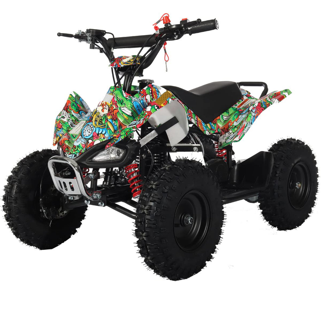 Free Shipping! X-PRO Thunder 40cc ATV with Chain Transmission, Pull start! Disc Brake! 6in Tires!
