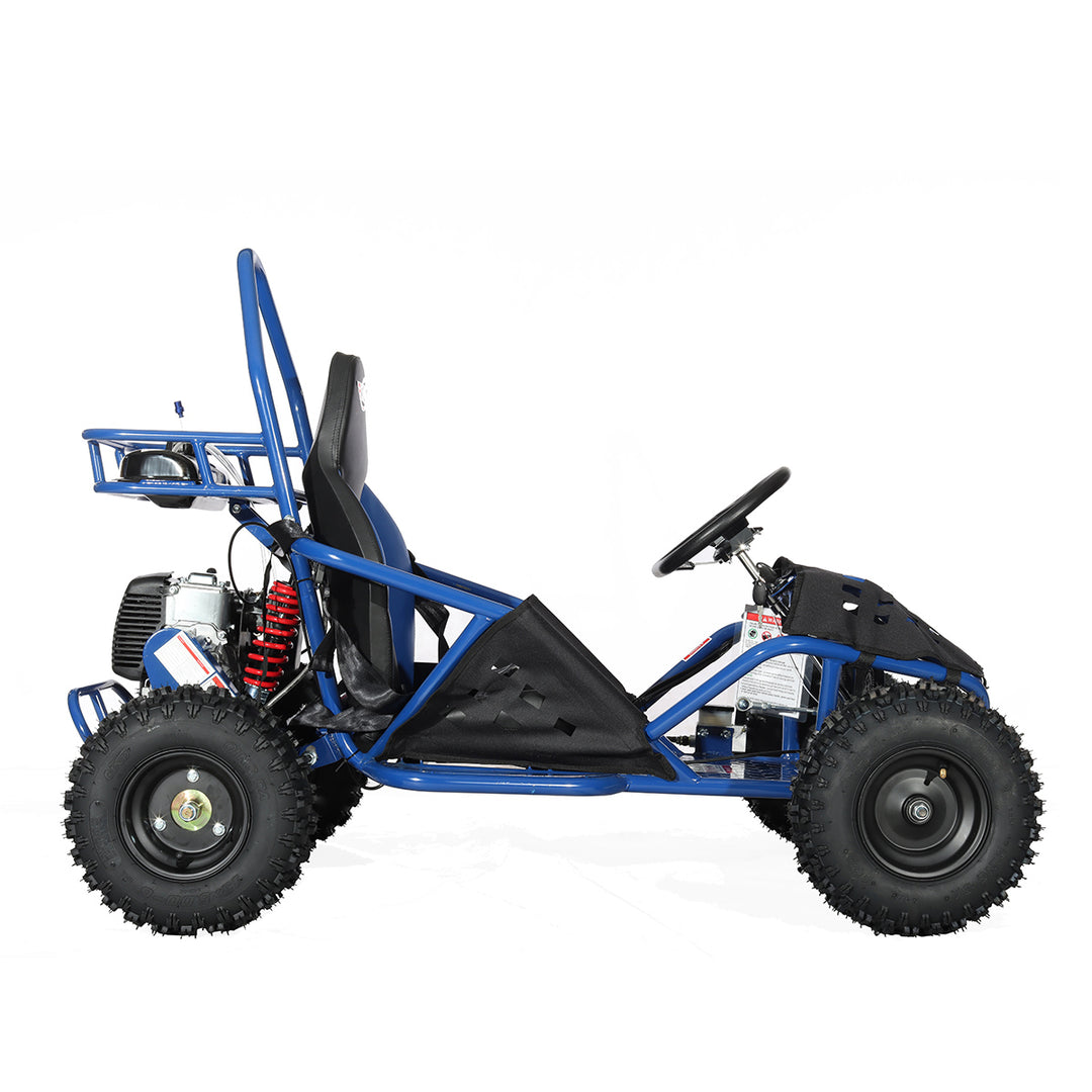 Free shipping! X-PRO Rover 50 49cc Go Kart with Pull Start, Rear Disc Brake, 6in Wheels!