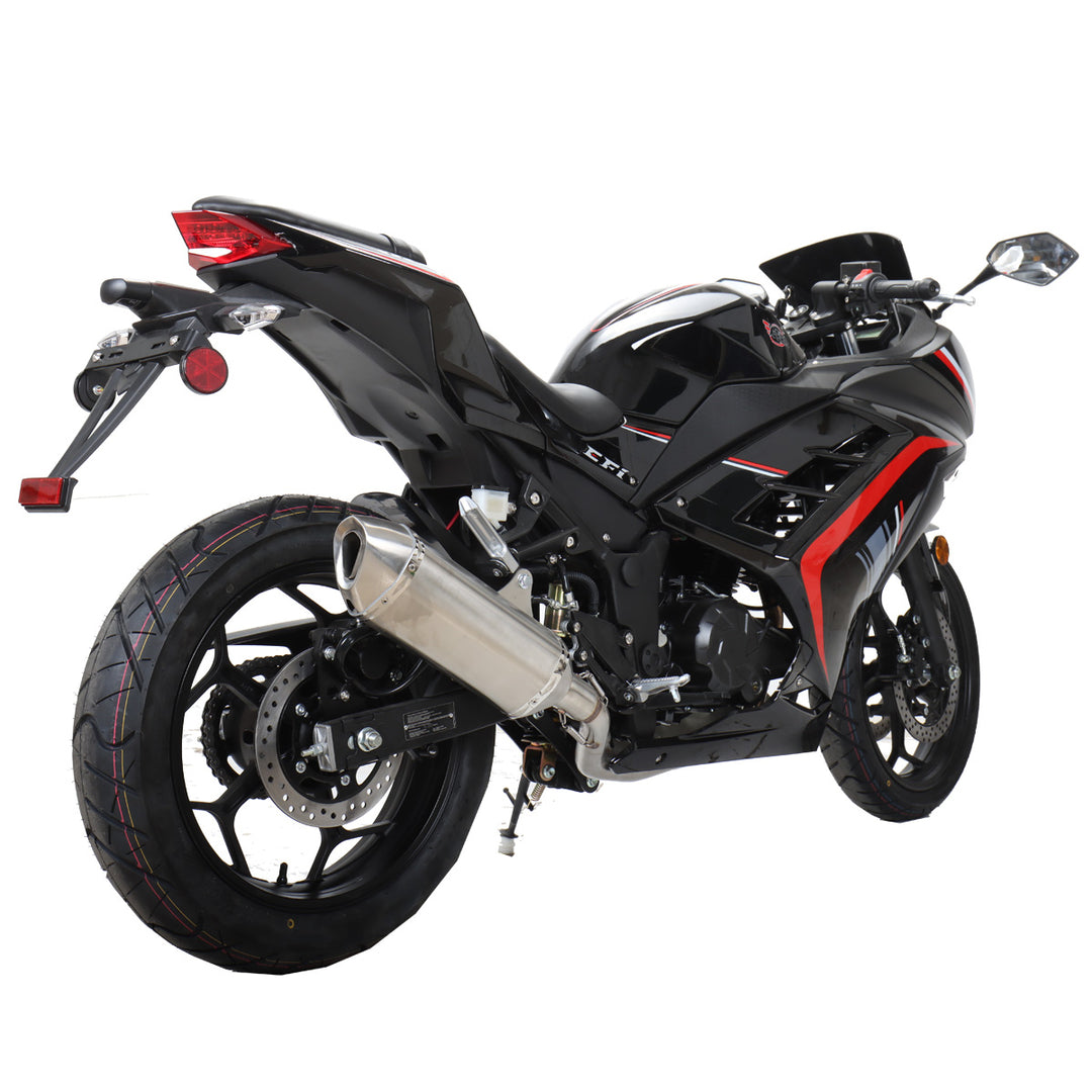 Free Shipping! X-PRO Roaster 250 Electronic Fuel Injection Street Motorcycle with 6-Speed Manual Transmission, Electric Start! 17in Wheels! Assembled In Crate!