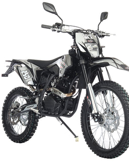 Free Shipping! X-PRO Titan 250 DLX 250cc Dirt Bike with All Lights and 5-Speed Manual Transmission,  Electric/Kick Start! Big 21in/18in Wheels! Zongshen Brand Engine!
