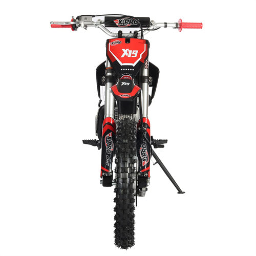 Free Shipping! X-PRO X19 125cc Dirt Bike with 4-Speed Semi-Automatic Transmission, Kick Start, Big 17in/14in Tires! Zongshen Brand Engine!