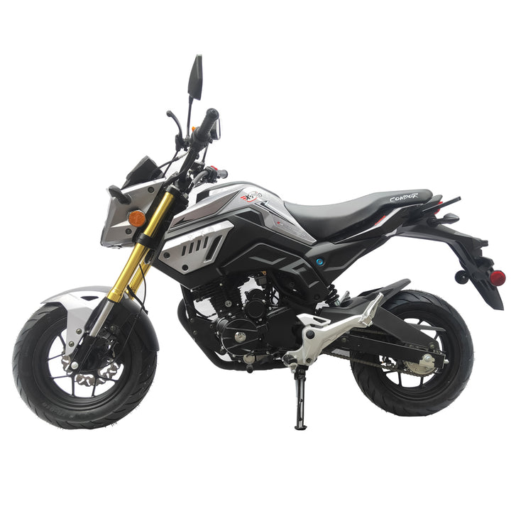 Free Shipping! X-PRO Condor150cc Street Motorcycle with 5-Speed Manual Transmission, Electric/Kick Start! 12in Wheels!