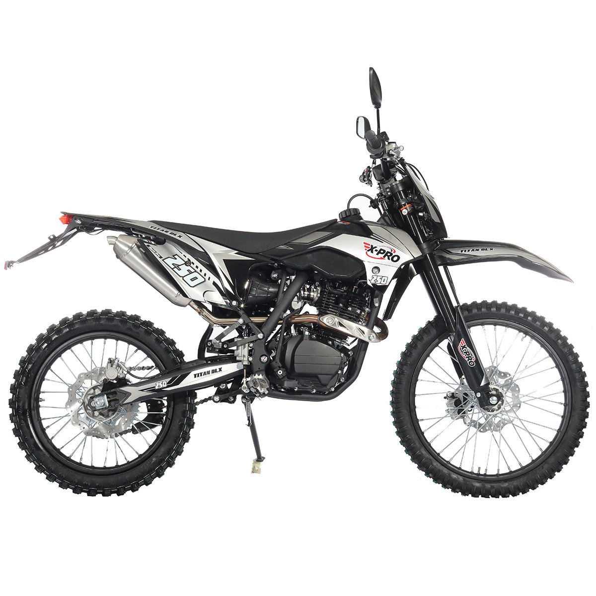 Free Shipping! X-PRO Titan 250 DLX 250cc Dirt Bike with All Lights