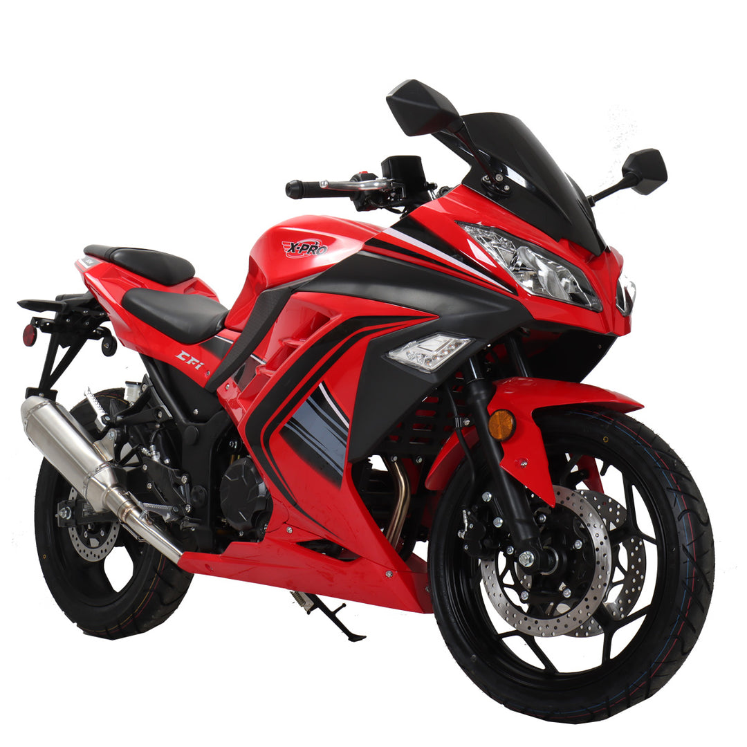Free Shipping! X-PRO Roaster 250 Electronic Fuel Injection Street Motorcycle with 6-Speed Manual Transmission, Electric Start! 17in Wheels! Assembled In Crate!