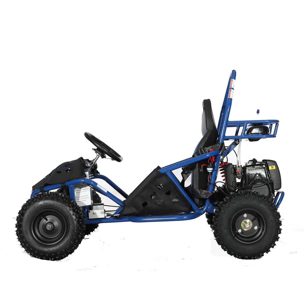 Free shipping! X-PRO Rover 50 49cc Go Kart with Pull Start, Rear Disc Brake, 6in Wheels!