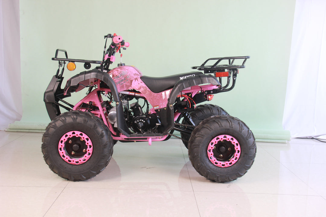 Free shipping! X-PRO Hawk 125cc ATV with Automatic Transmission w/Reverse,  LED Headlights, Remote Control! Big 19in/18inTires!