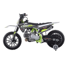 X-PRO Hawk 60 Dirt Bike with CVT Transmission, Electric start, Disc Brake! 10" Wheels! With Free Training Wheels!