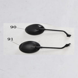 Rearview Mirror Left and Right Set Sideview Mirrors for BD125-10 Vader 125cc Motorcycle for MC-N020, MC-N029/BD125-10